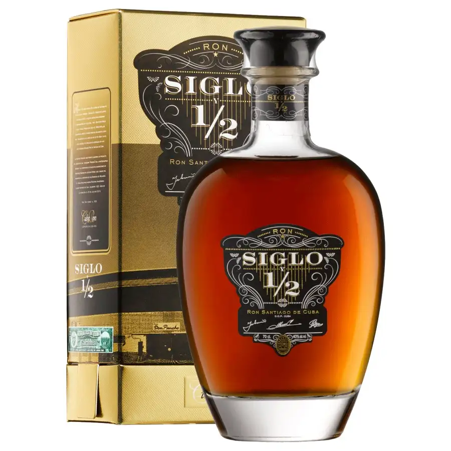 Bottle of Santiago de Cuba Siglo 1/2