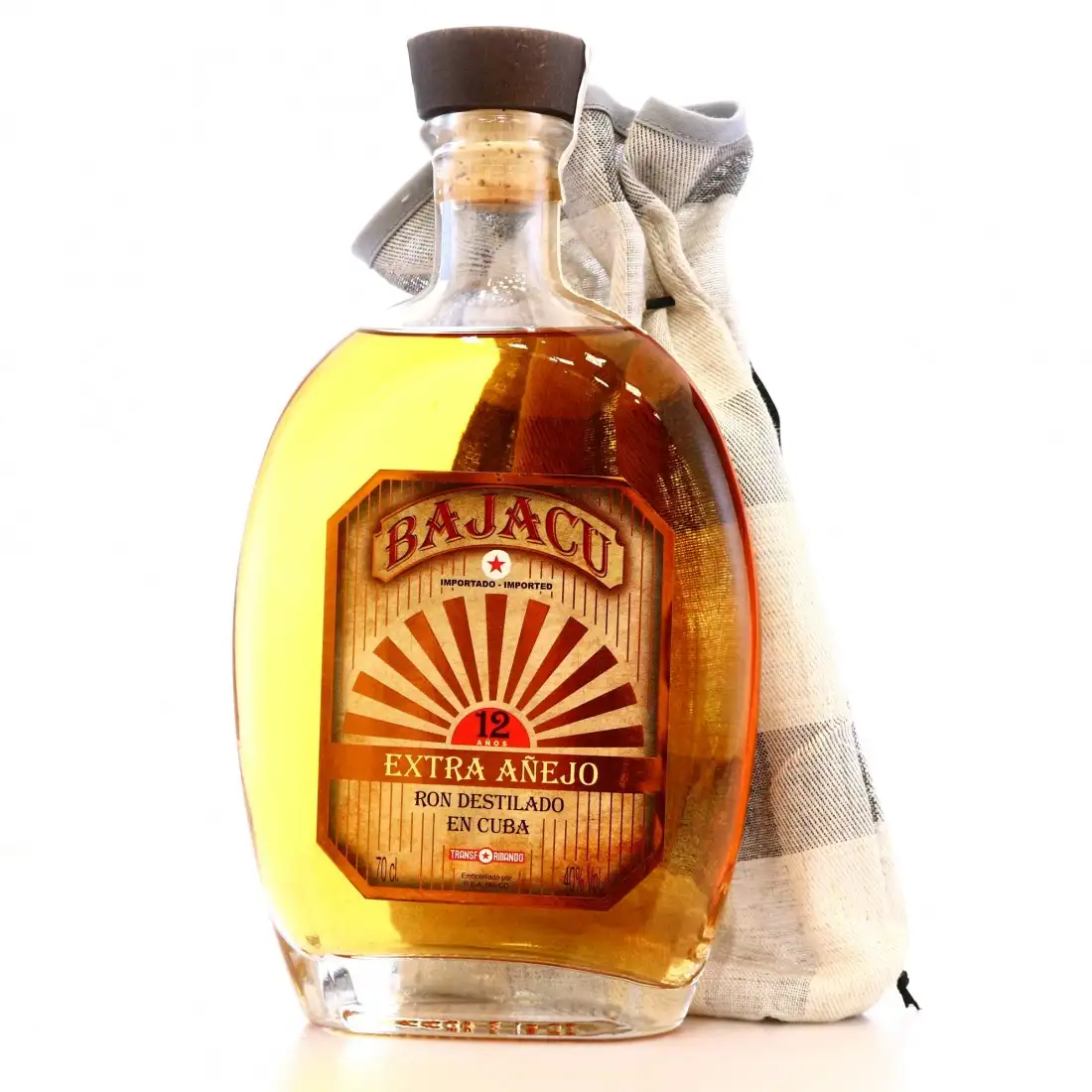 Bottle of Trandformando Bajacu Extra Añejo