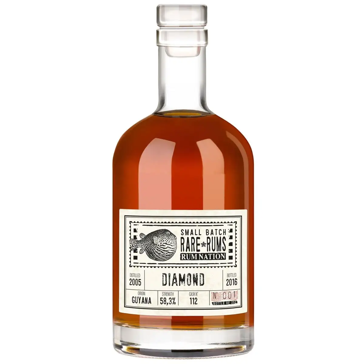 High resolution image of Rum Nation Diamond Small Batch Rare Rums 2005