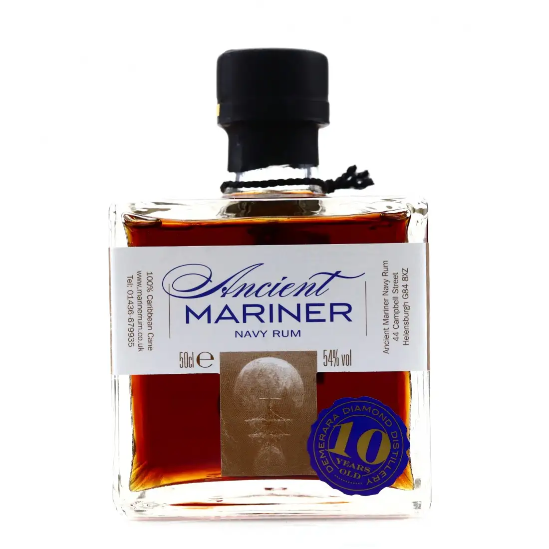 Bottle of Hebridean Liqueur Company Diamond Ancient Mariner Navy Rum 2008