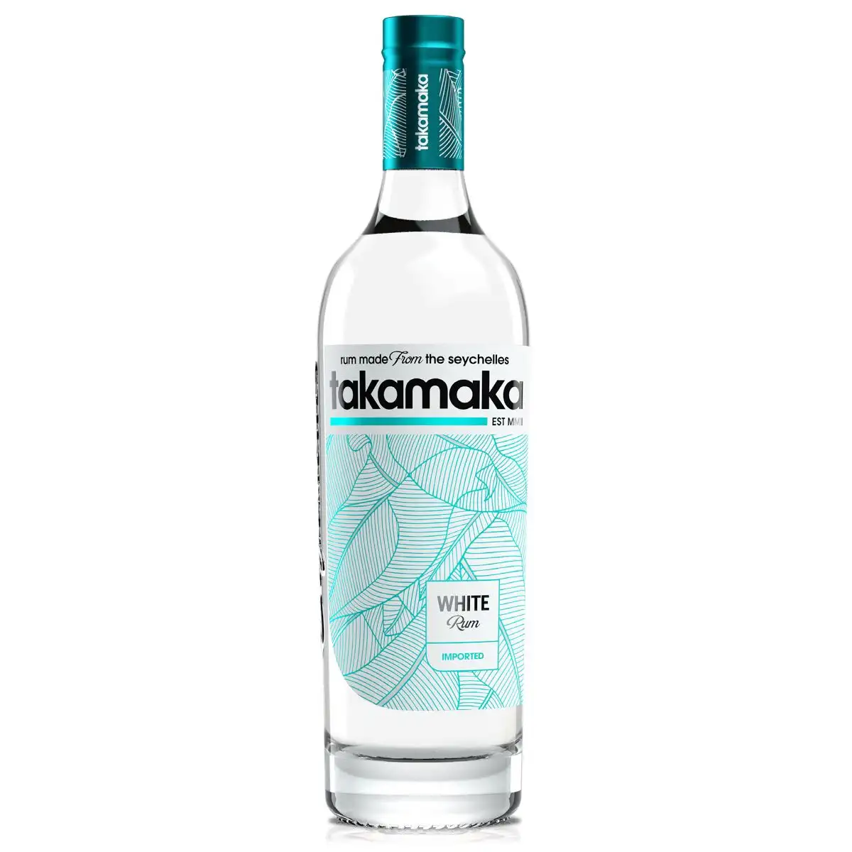 Bottle of Trois Frères Distillery Takamaka White Rum