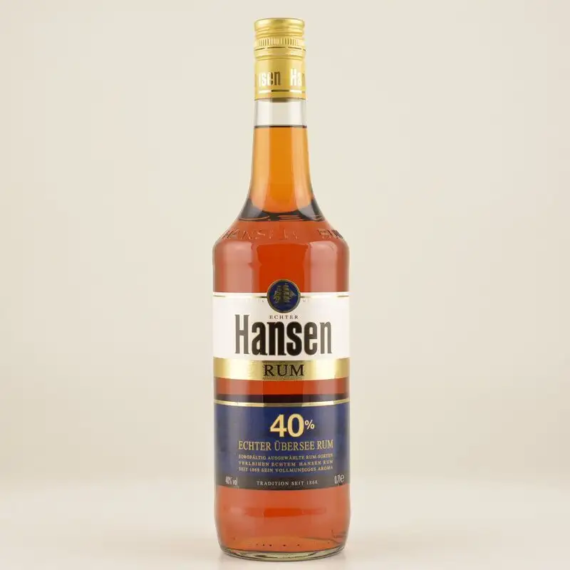 Bottle of Berentzen Hansen Echter Jamaica Rum "Blau"