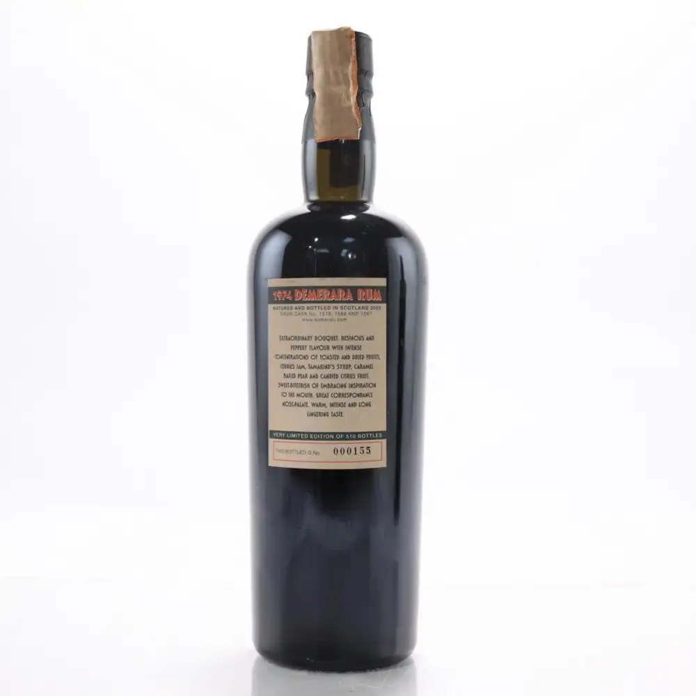 Image haute résolution de Samaroli Demerara Rum 1974