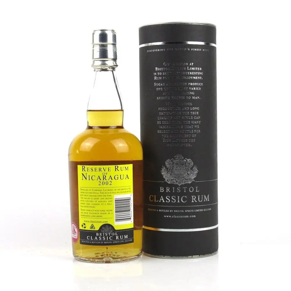 High resolution image of Bristol Reserve Rum of Nicaragua 2002