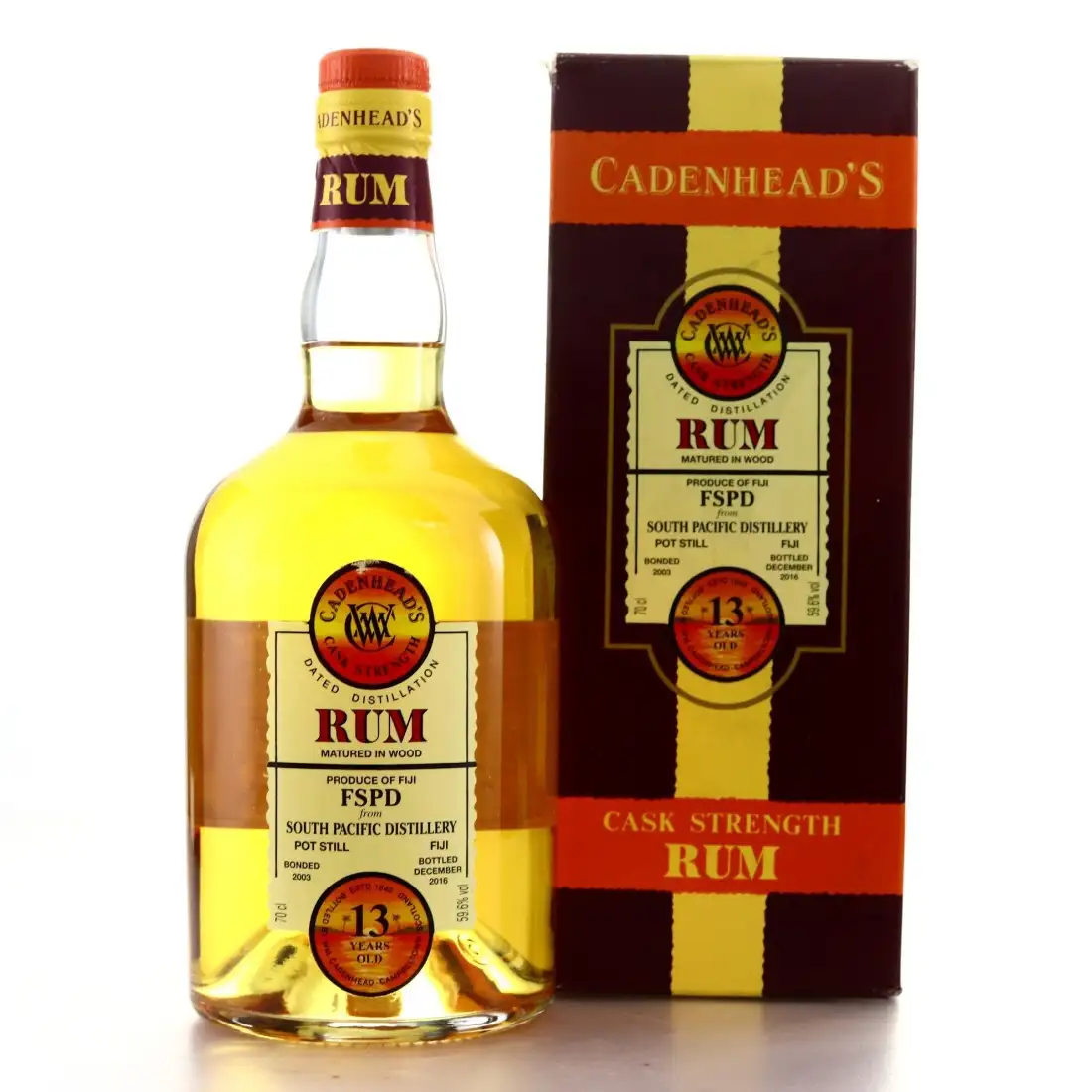 Bottle of Cadenhead‘s South Pacific FSPD 2003