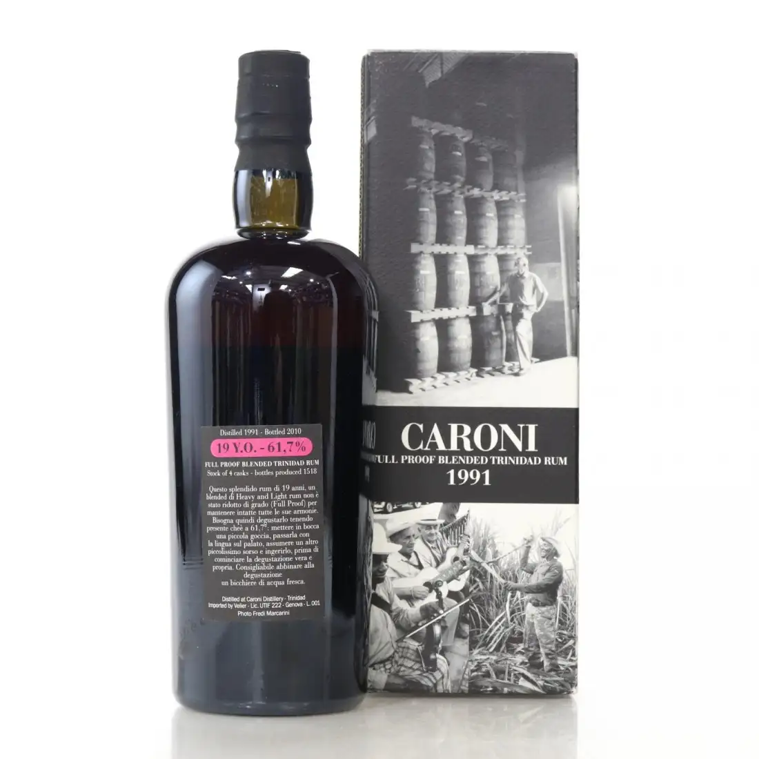 High resolution image of Velier Caroni Blended Trinidad Rum 1991