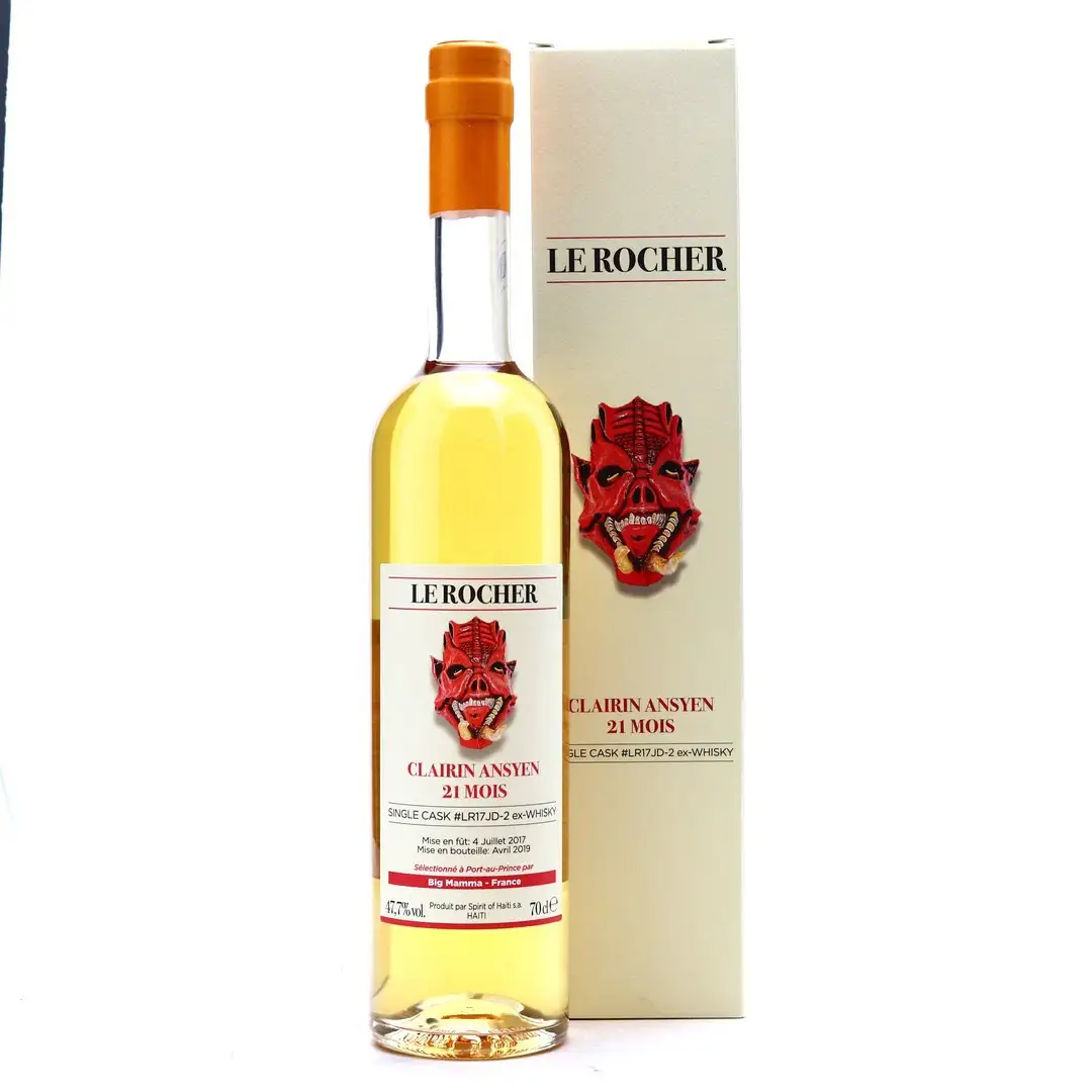 Bottle of Velier Le Rocher Clairin Ansyen (Jack Daniels Cask) 2017