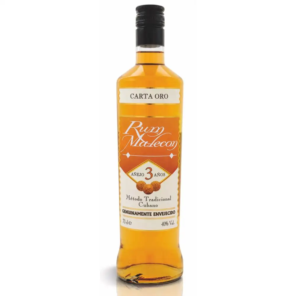 Bottle of Malecon 3 Years - Carta Oro
