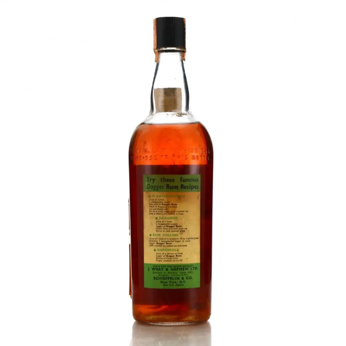 High resolution image of J. Wray &amp; Nephew LTD. Dagger Punch