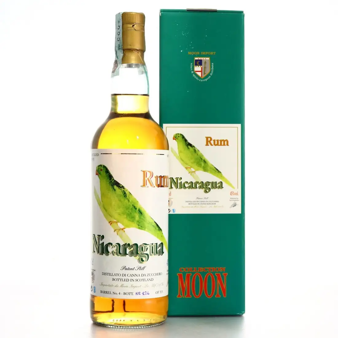 Image haute résolution de Moon Import Rum Nicaragua 1999