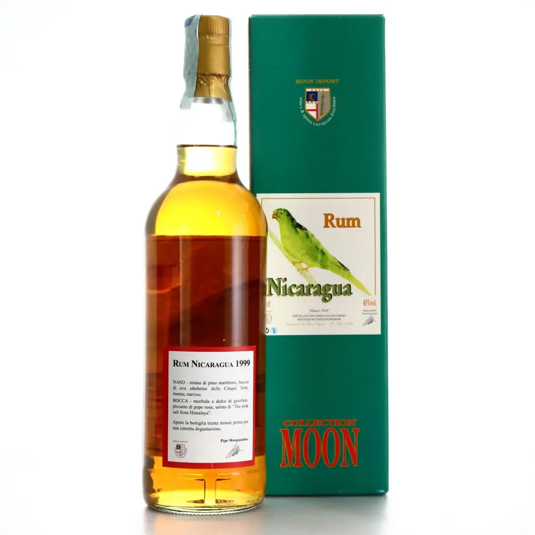 Image haute résolution de Moon Import Rum Nicaragua 1999