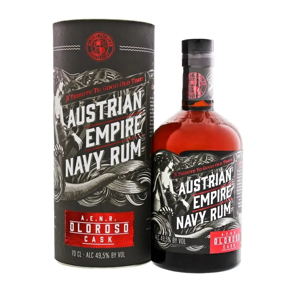 Bottle of Albert Michler Distillery Austrian Empire Navy Rum - Oloroso Cask Finish