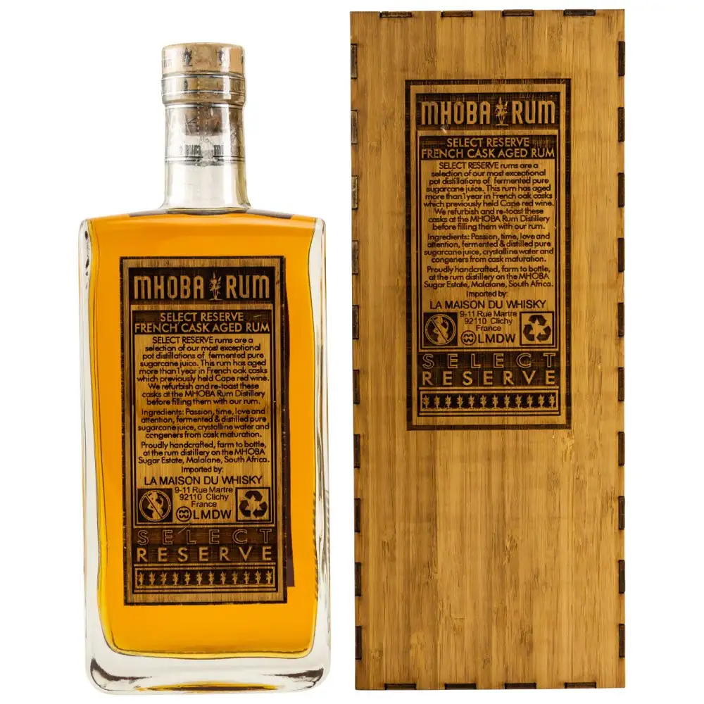 Image haute résolution de MHOBA Select Reserve French Cask Rum 2019