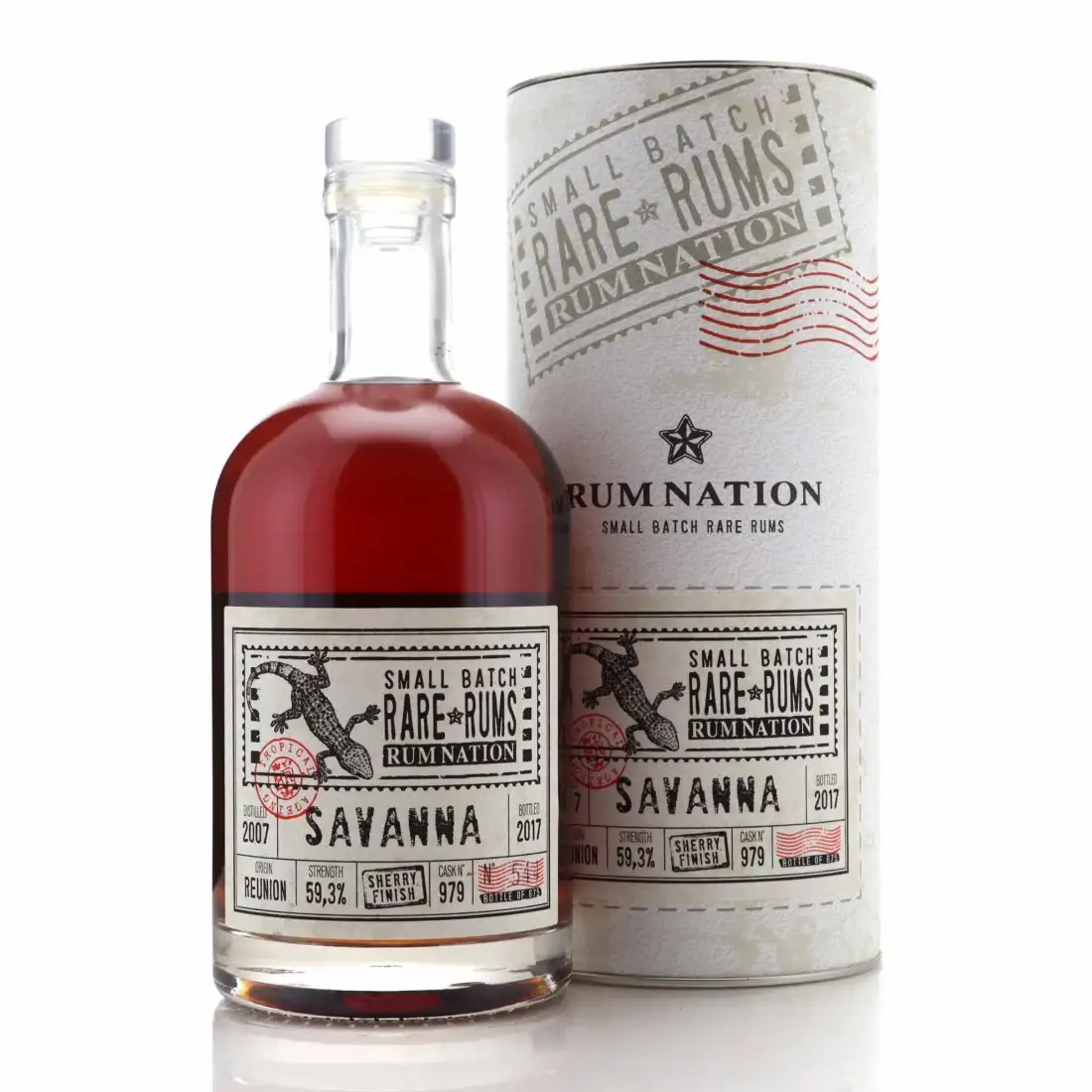 Bottle of Rum Nation Savanna Small Batch Rare Rums 2007