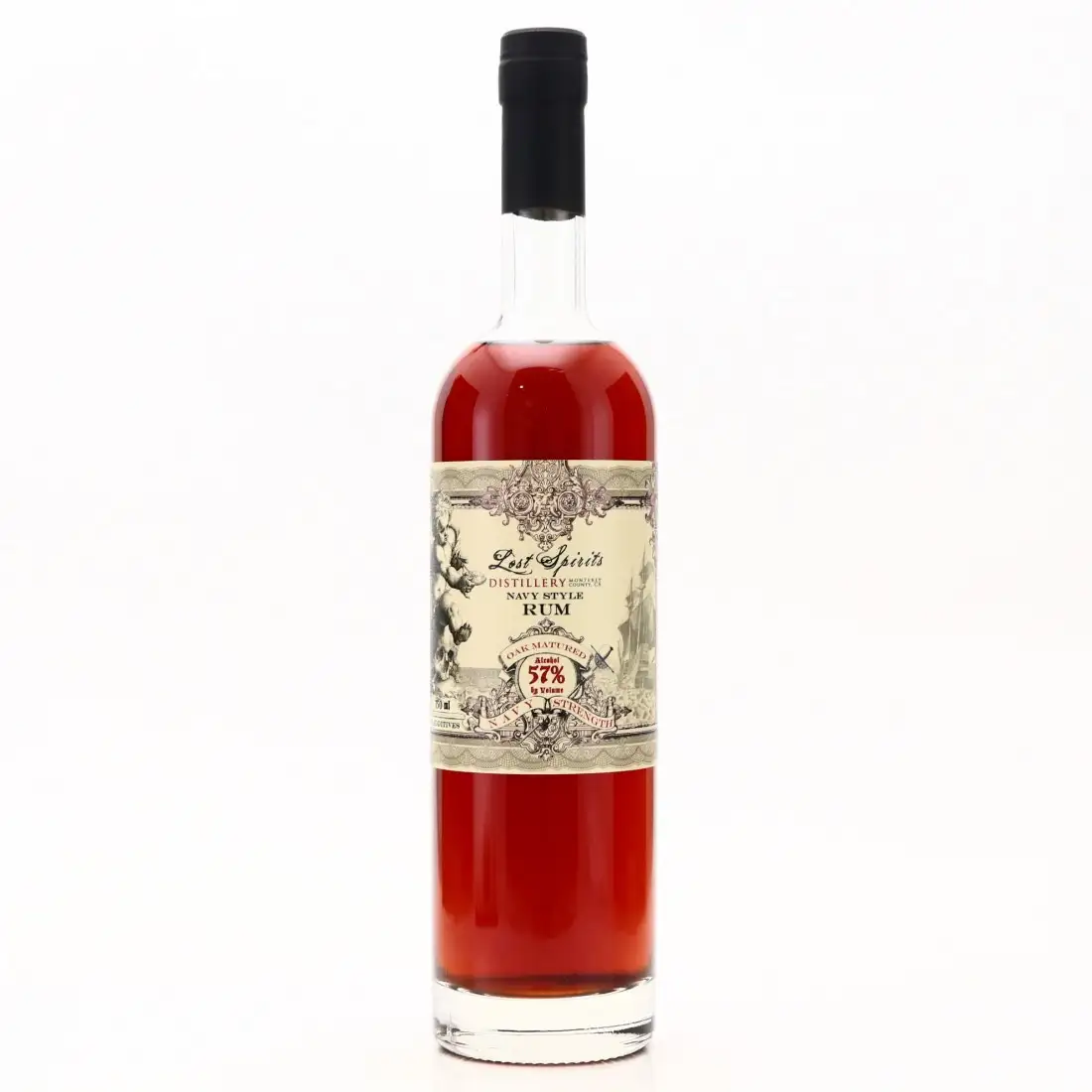 Bottle of Lost Spirits Distillery Navy Style