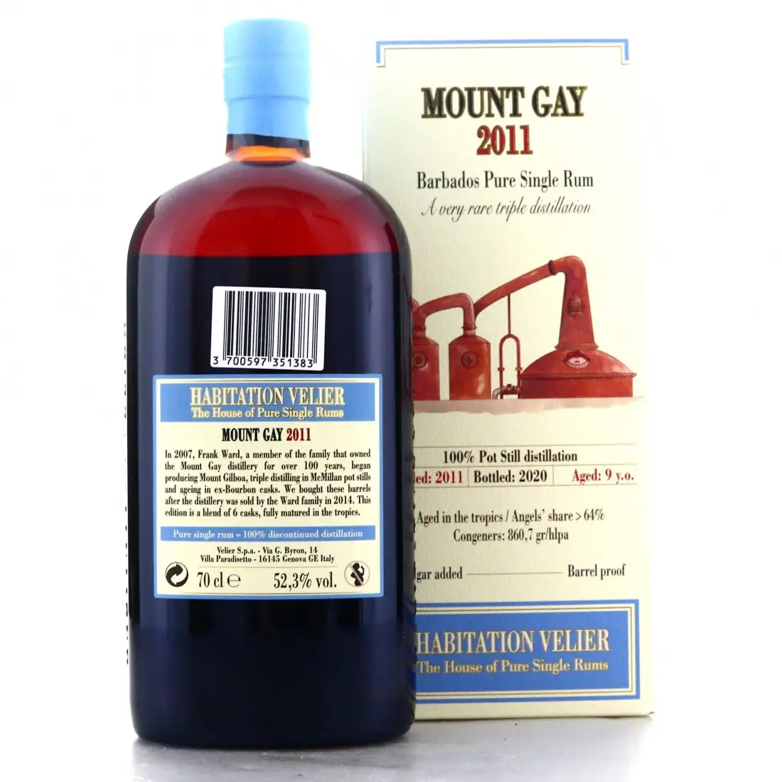 Image haute résolution de Habitation Velier Mount Gay Last Ward 2011