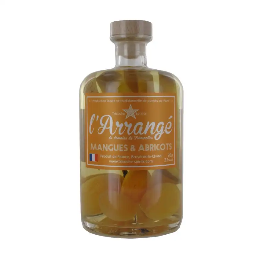 Image haute résolution de Tricoche Spirits L’Arrangé Mangue Abricot