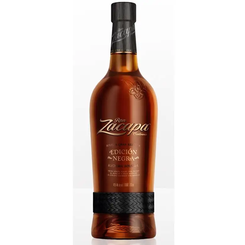 Bottle of Ron Zacapa Edición Negra