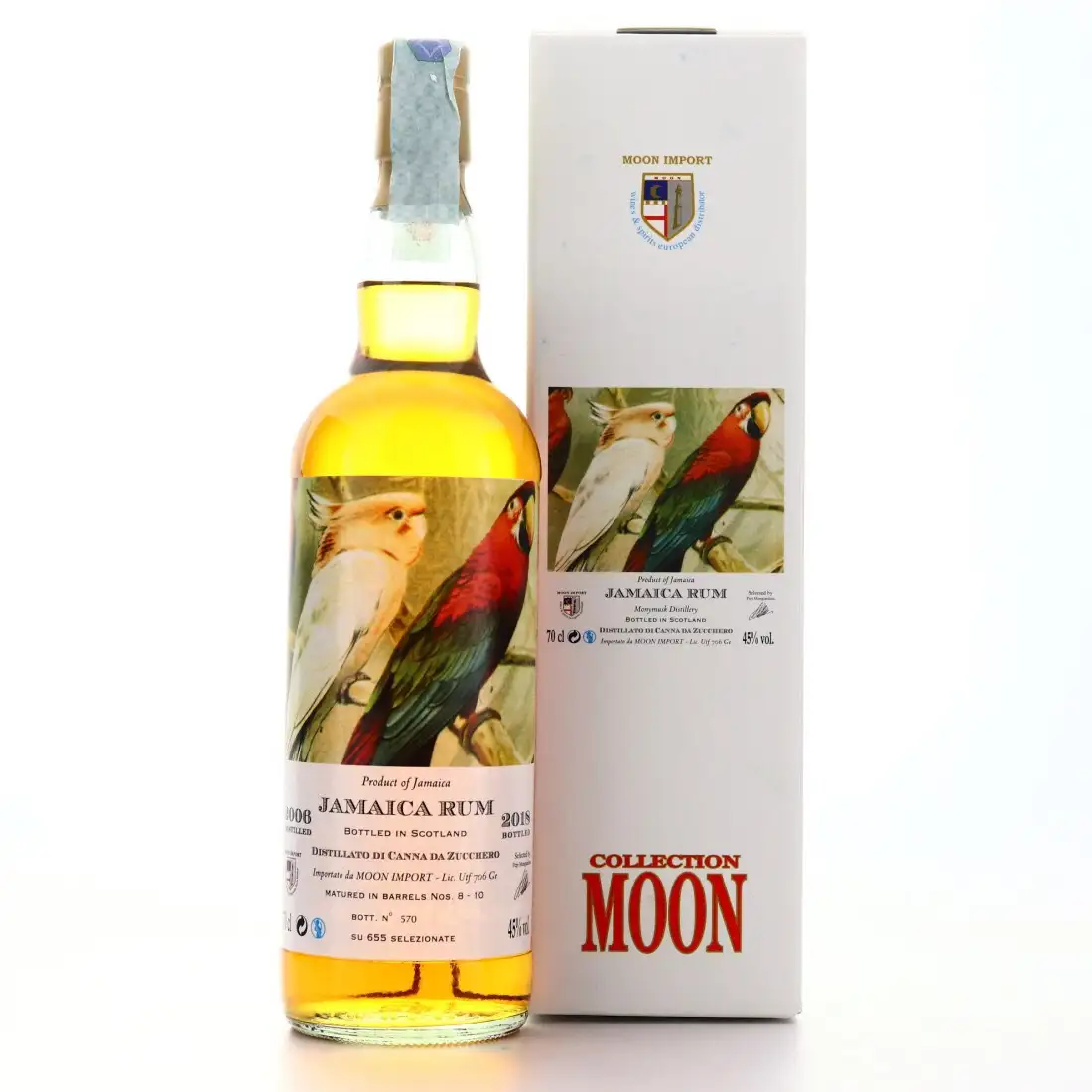 Bottle of Moon Import Clarendon Jamaica Rum 2006