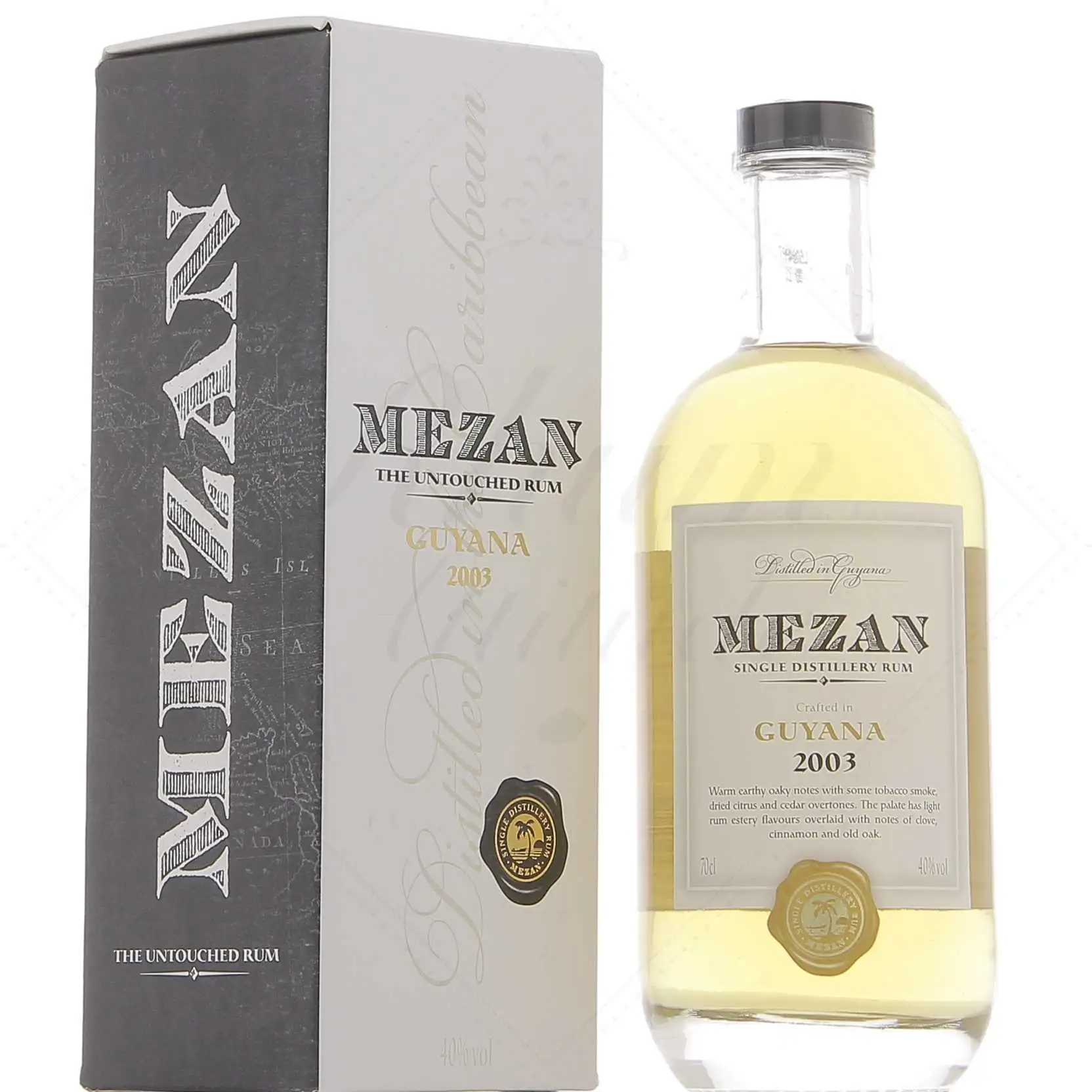 Bottle of Mezan Diamond Guyana 2003