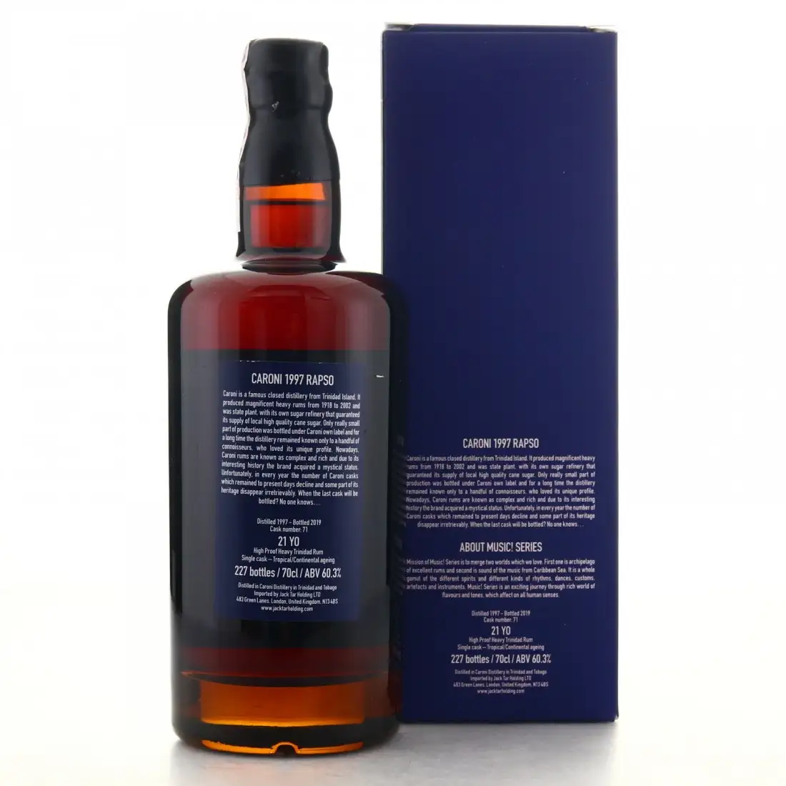 Image haute résolution de Jack Tar Caroni Old Music! Series Rapso Edition 1997
