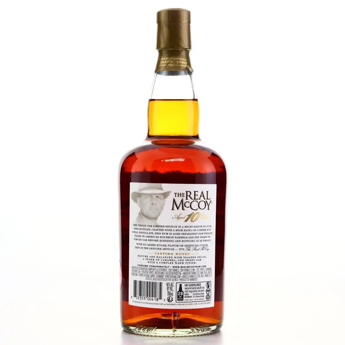 Image haute résolution de Foursquare The Real McCoy Limited Edition Rum (Virgin Oak) 2017