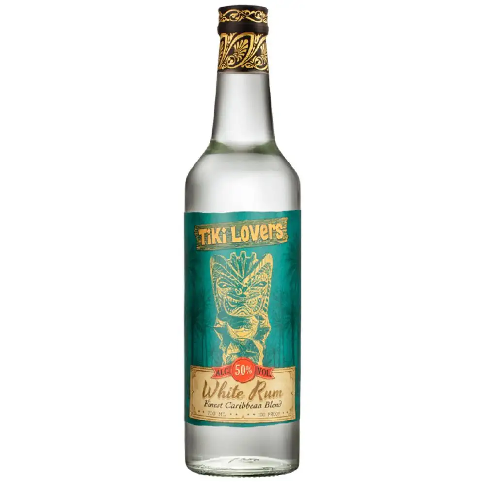 Bottle of Tiki Lovers White Rum