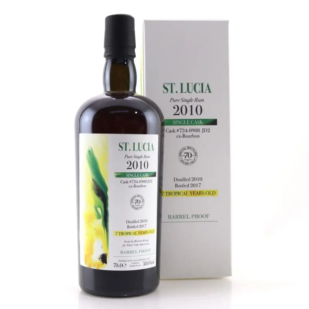 Bottle of Velier Warren Khong 2010