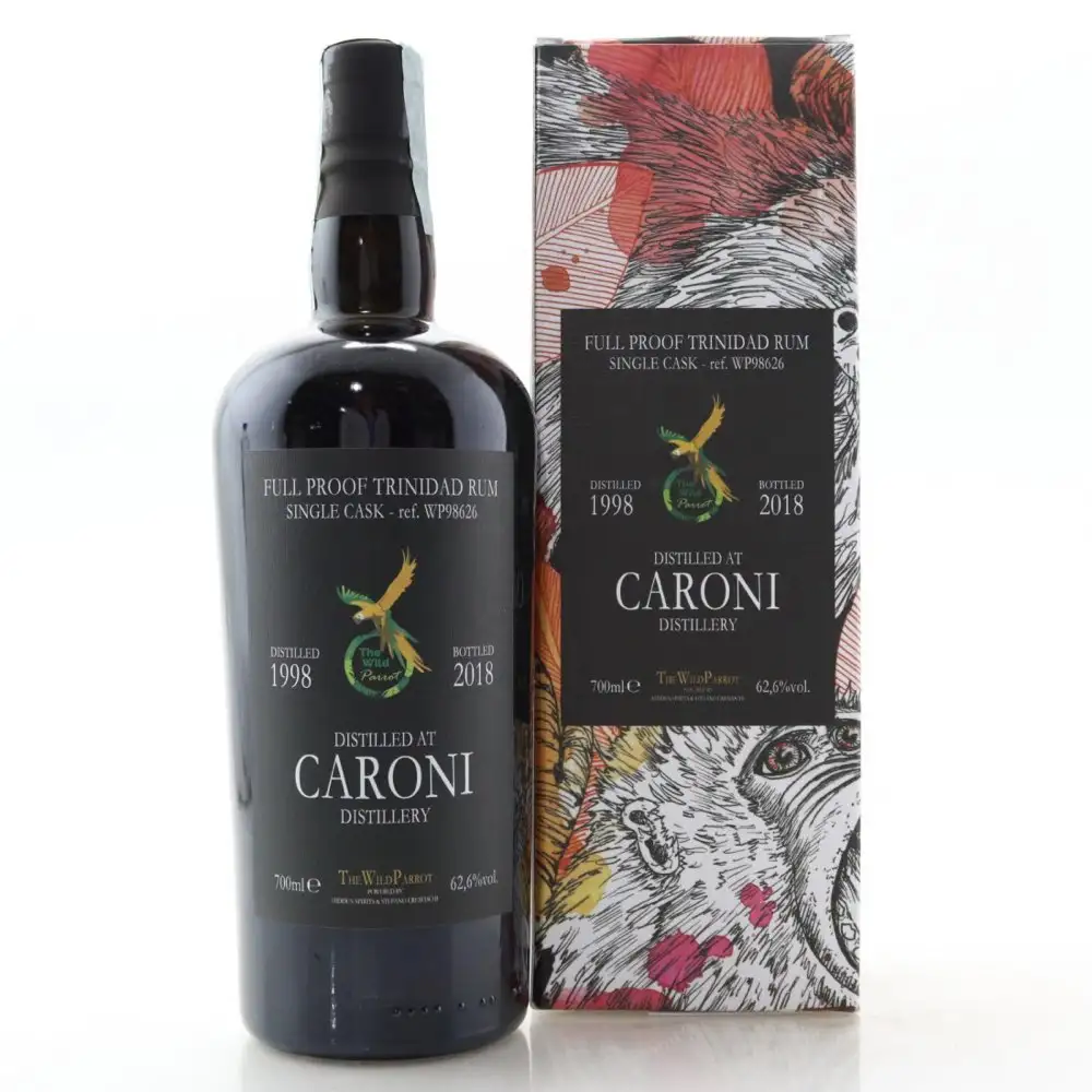 Bottle of The Wild Parrot Caroni HTR 1998
