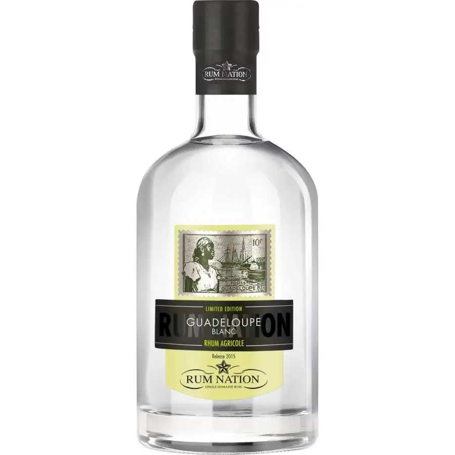 Bottle of Rum Nation Guadeloupe Blanc 2015