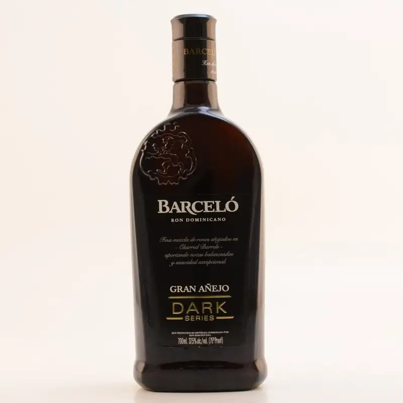 Bottle of A.F.D. Ron Barceló Gran Añejo Dark Series