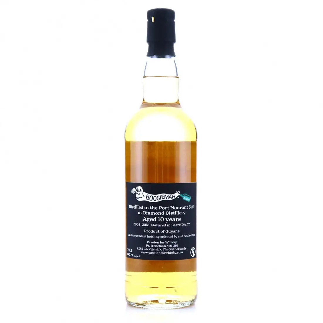 High resolution image of Boogieman Port Mourant Single Cask Rum 2008