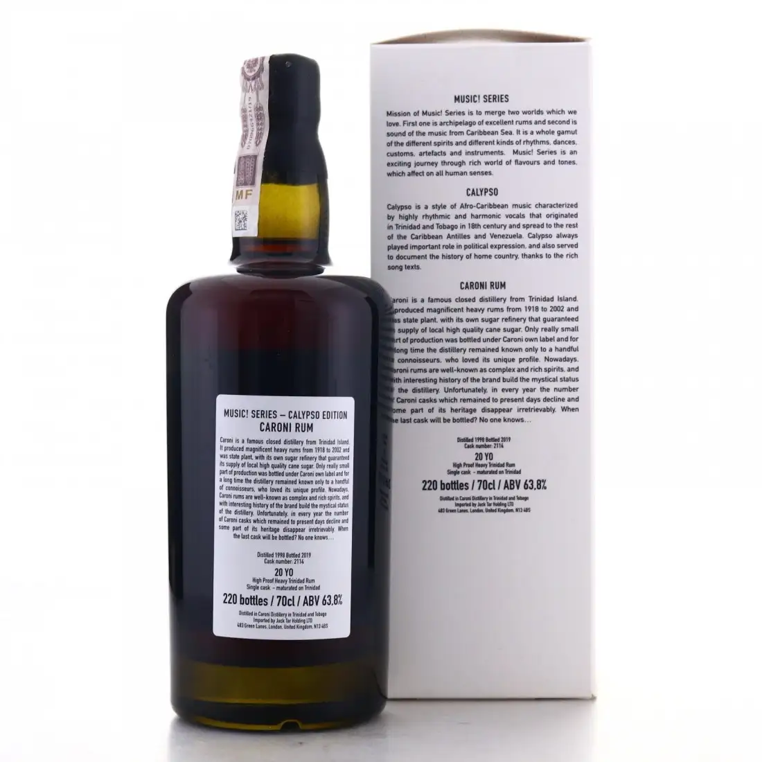 Image haute résolution de Jack Tar Caroni Old Music! Series Calypso Edition 1998