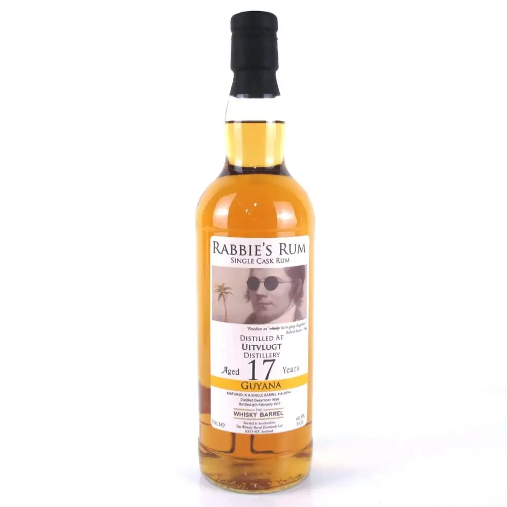 Bottle of The Whisky Barrel Uitvlugt Rabbie‘s Rum 1999