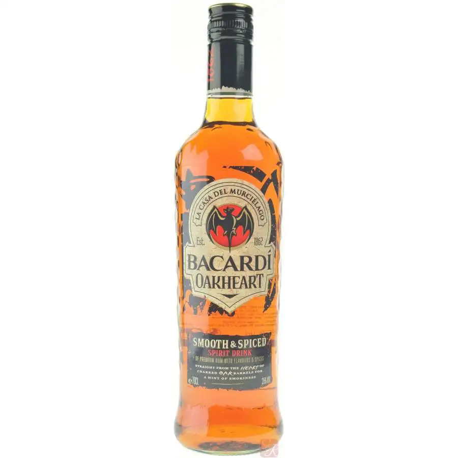Bottle of Bacardi Oakheart