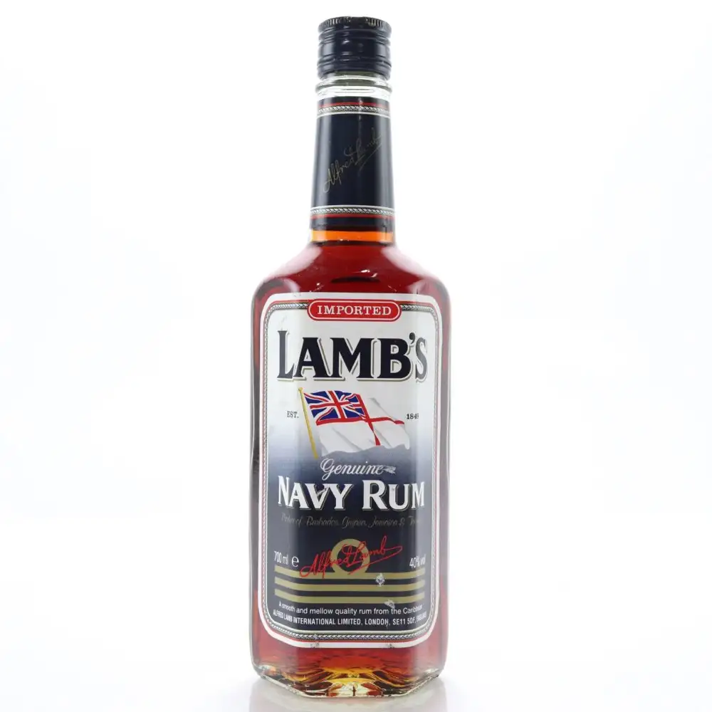 Bottle of Alfred Lamb‘s Navy Rum
