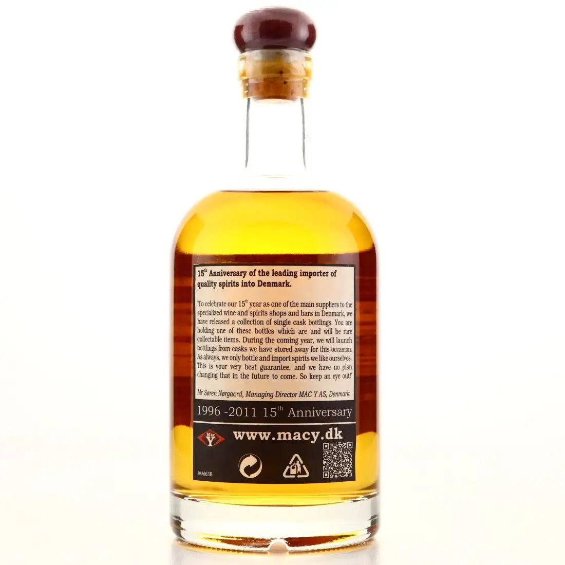 Image haute résolution de Mac Y Vintage Split Single Cask 1992
