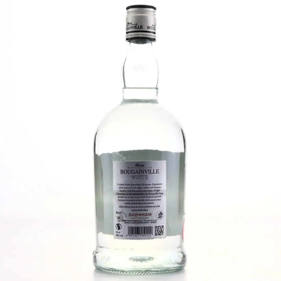 High resolution image of Oxenham Craft Distillery Bougainville White Rum