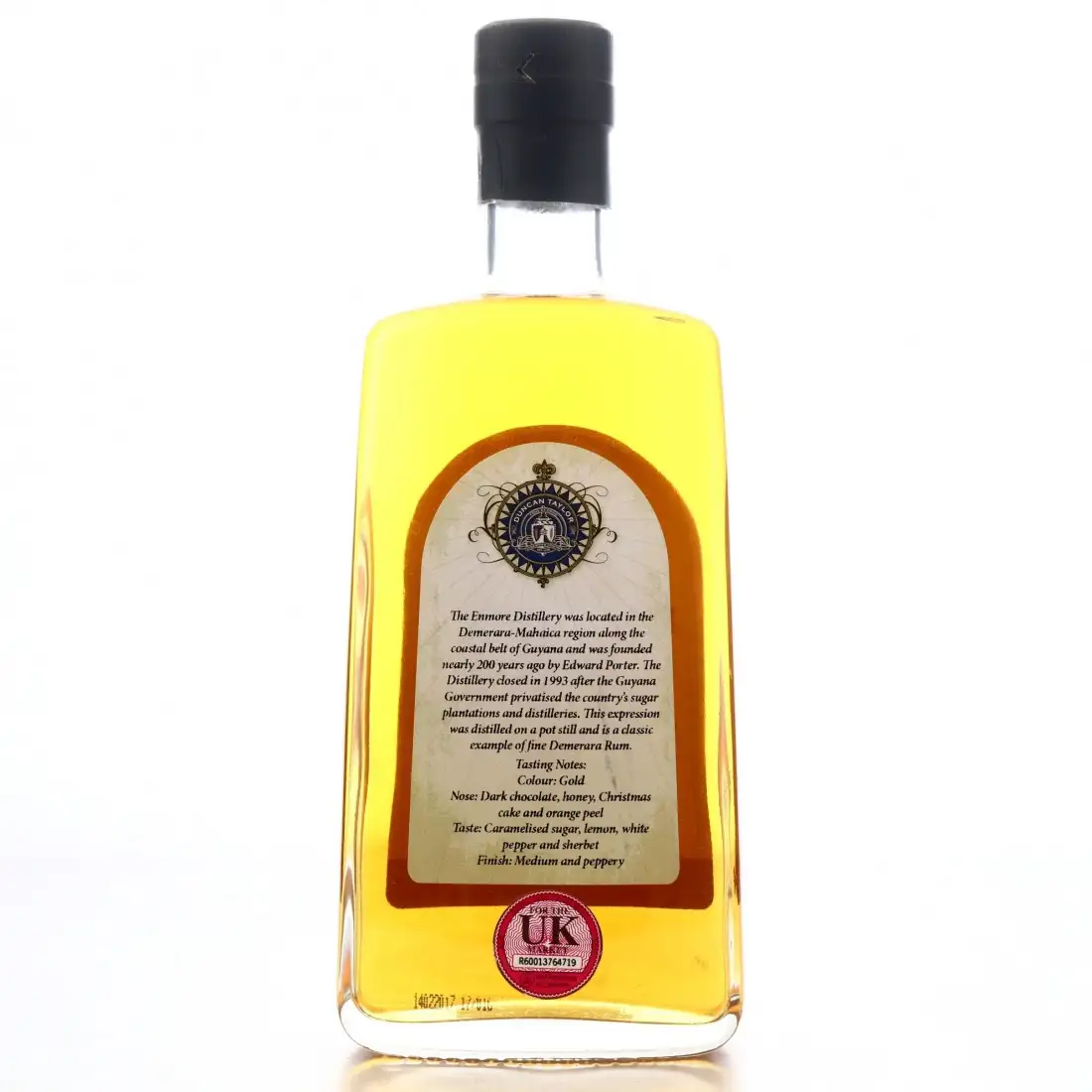 High resolution image of Duncan Taylor Enmore Single Cask Rum 1990