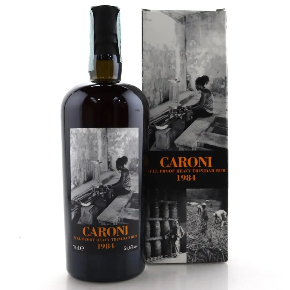 Bottle of Velier Caroni Heavy Trinidad Rum HTR 1984