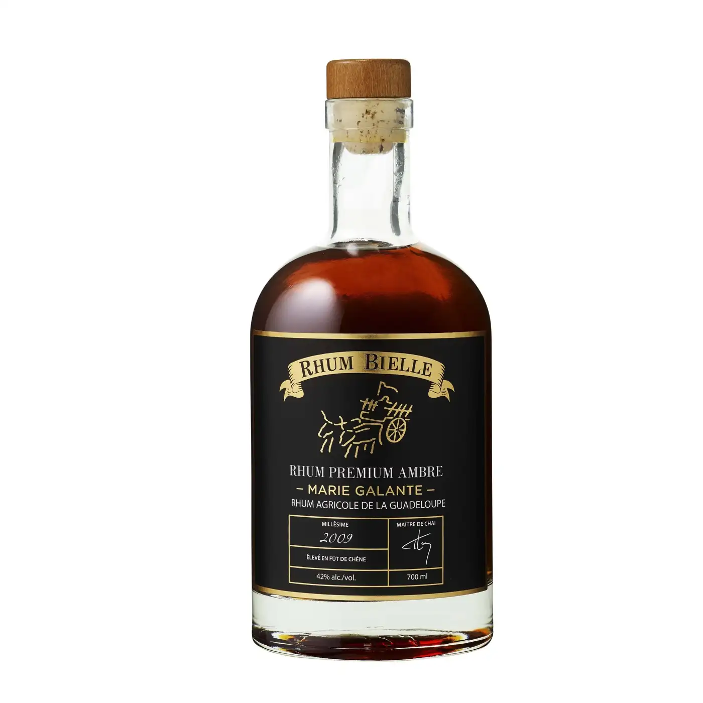 Bottle of Bielle Rhum Premium Ambre