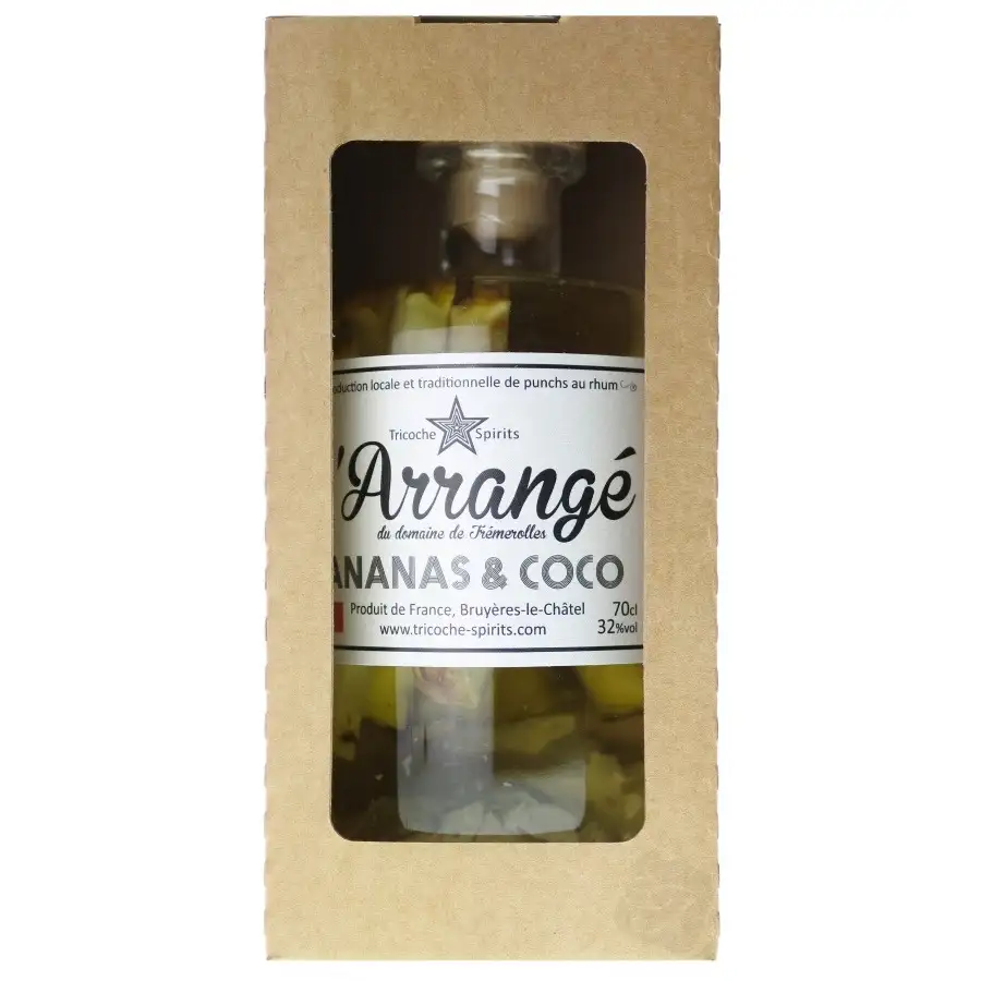 Image haute résolution de Tricoche Spirits L’Arrangé Ananas Coco