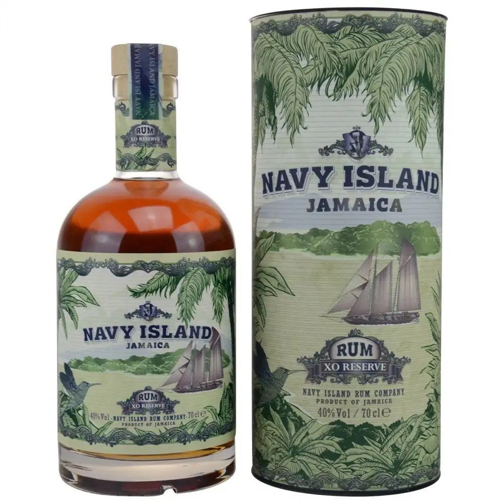 Bottle of Navy Island Worthy Park & Hampden & Monymusk Jamaica XO