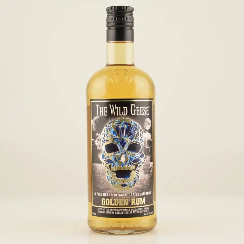 Bottle of Wild Geese Golden Rum