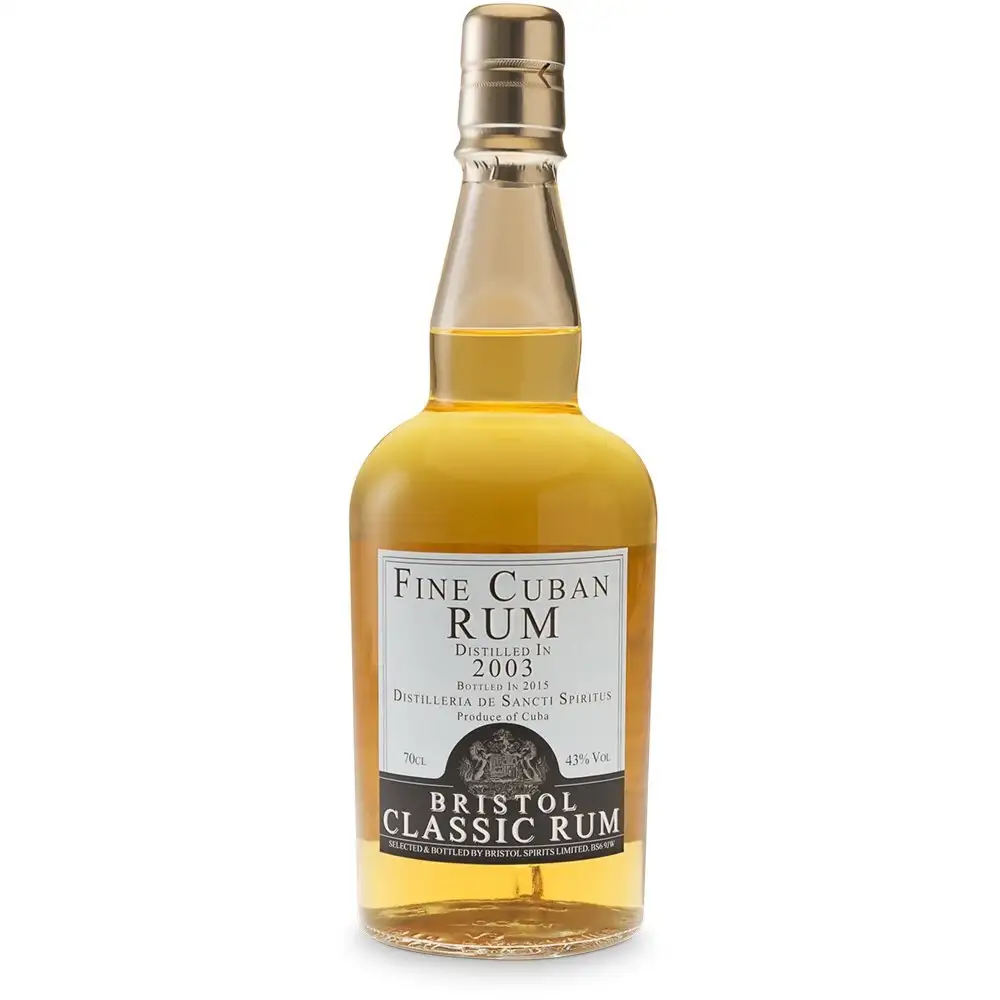Bottle of Bristol Sancti Spiritus Fine Cuban Rum 2003