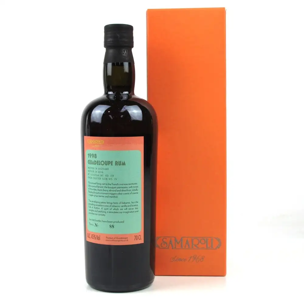 Image haute résolution de Samaroli Guadeloupe Rum 1998