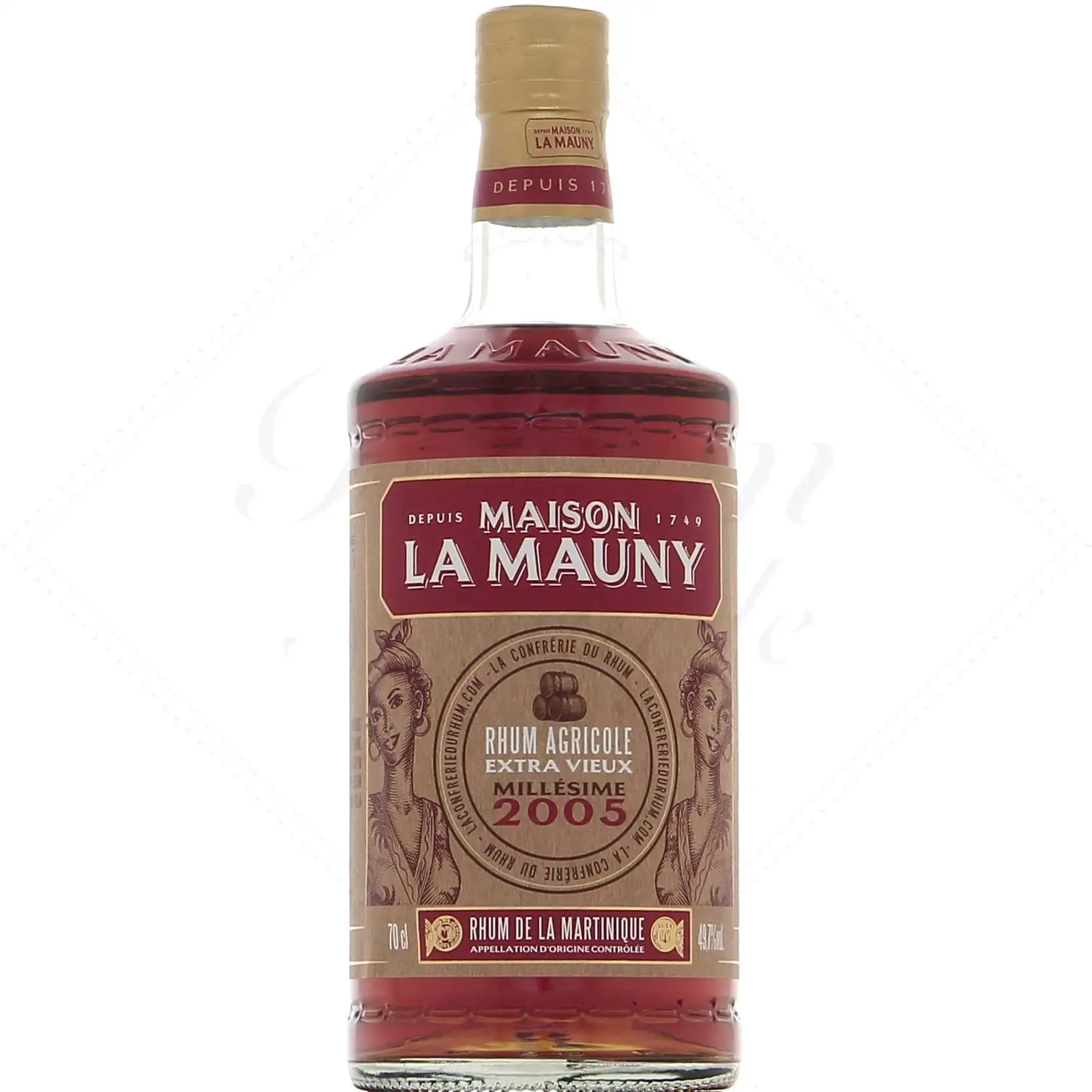 Bottle of Maison La Mauny La Confrérie du Rhum 2005