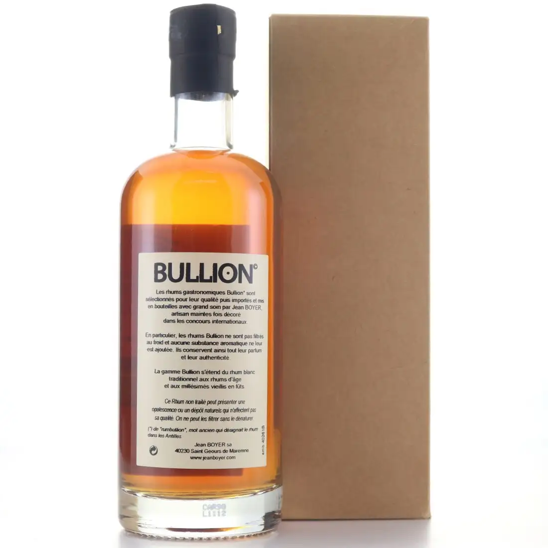 Image haute résolution de Jean Boyer Caroni Rum Bullion HTR 1998