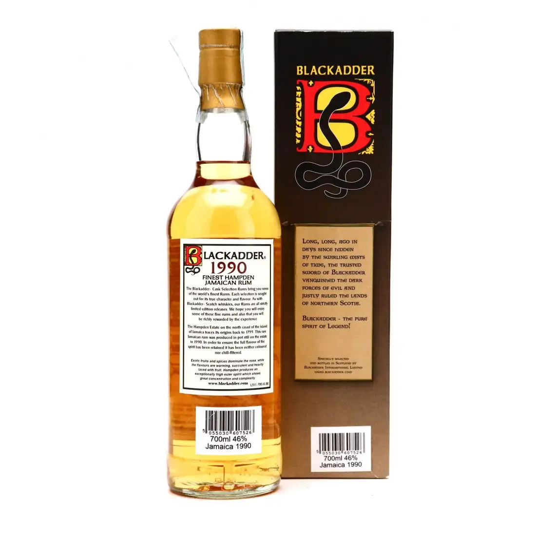 Image haute résolution de Blackadder Hampden Cask Selection Rum C<>H 1990
