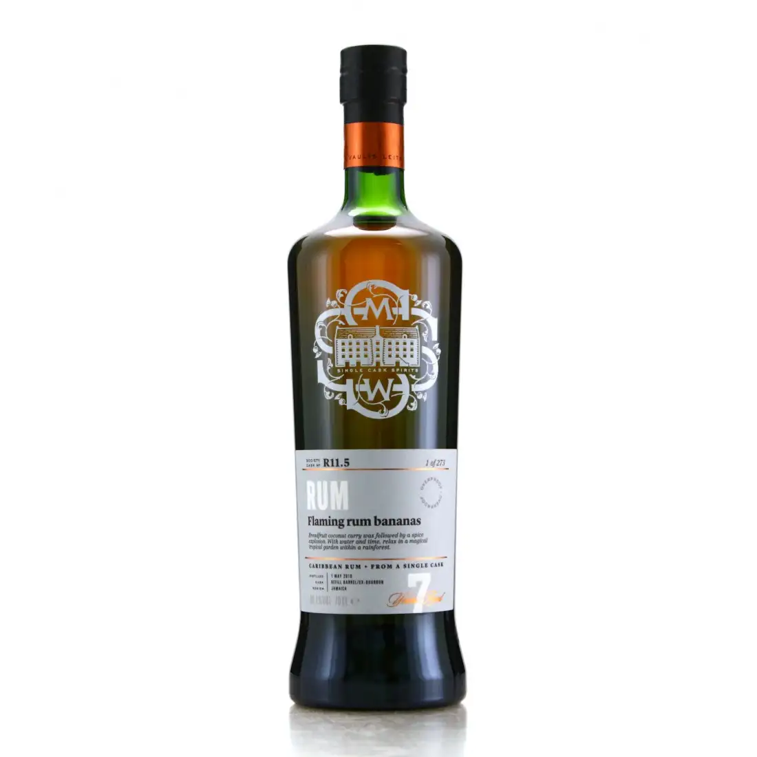 Bottle of SMWS Worthy Park R11.5 Flaming Rum Bananas 2010